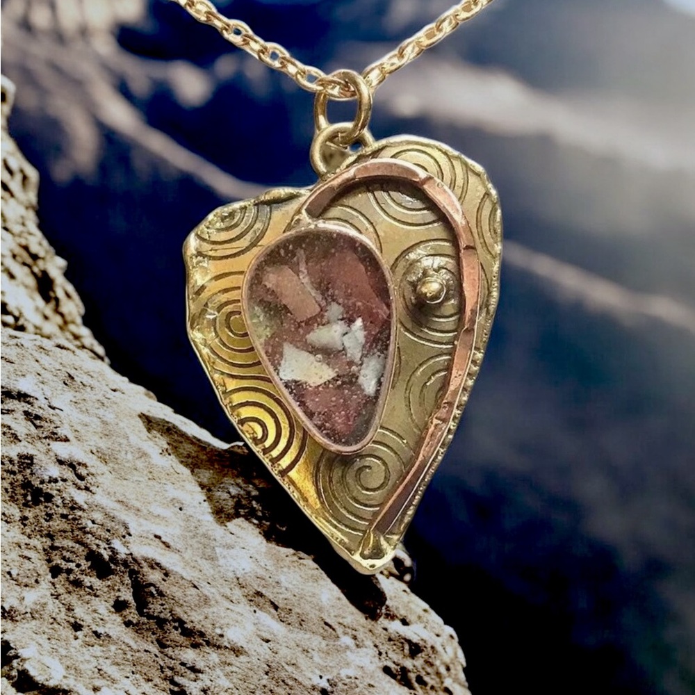 🌺Artisan Mixed Metal Necklace